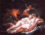 Francois Boucher Pan and Syrinx oil painting